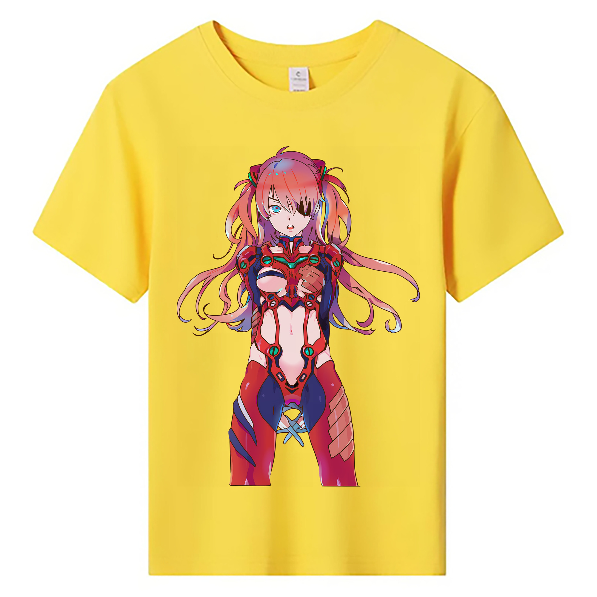 （画像用） EVA 新世紀エヴァンゲリオン 綿100％キッズTシャツ（フロントプリント）