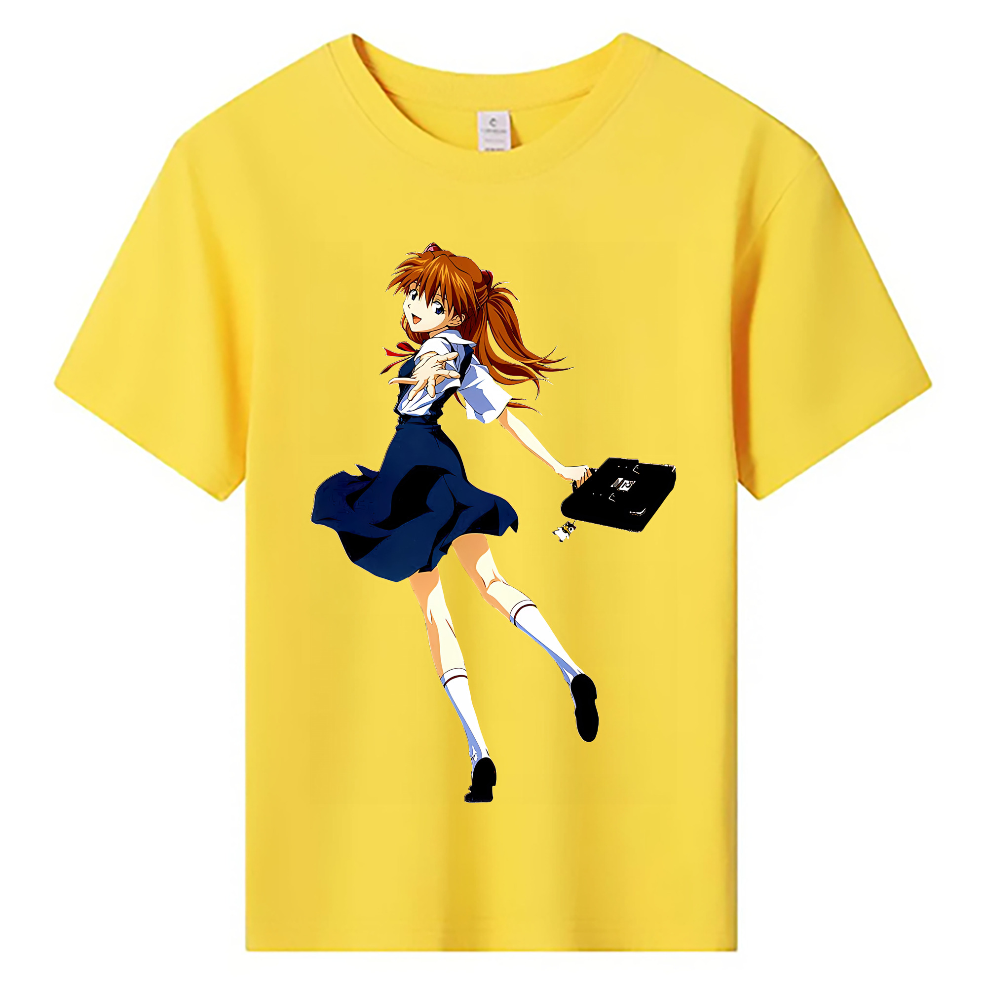 （画像用） EVA 新世紀エヴァンゲリオン 綿100％キッズTシャツ（フロントプリント）