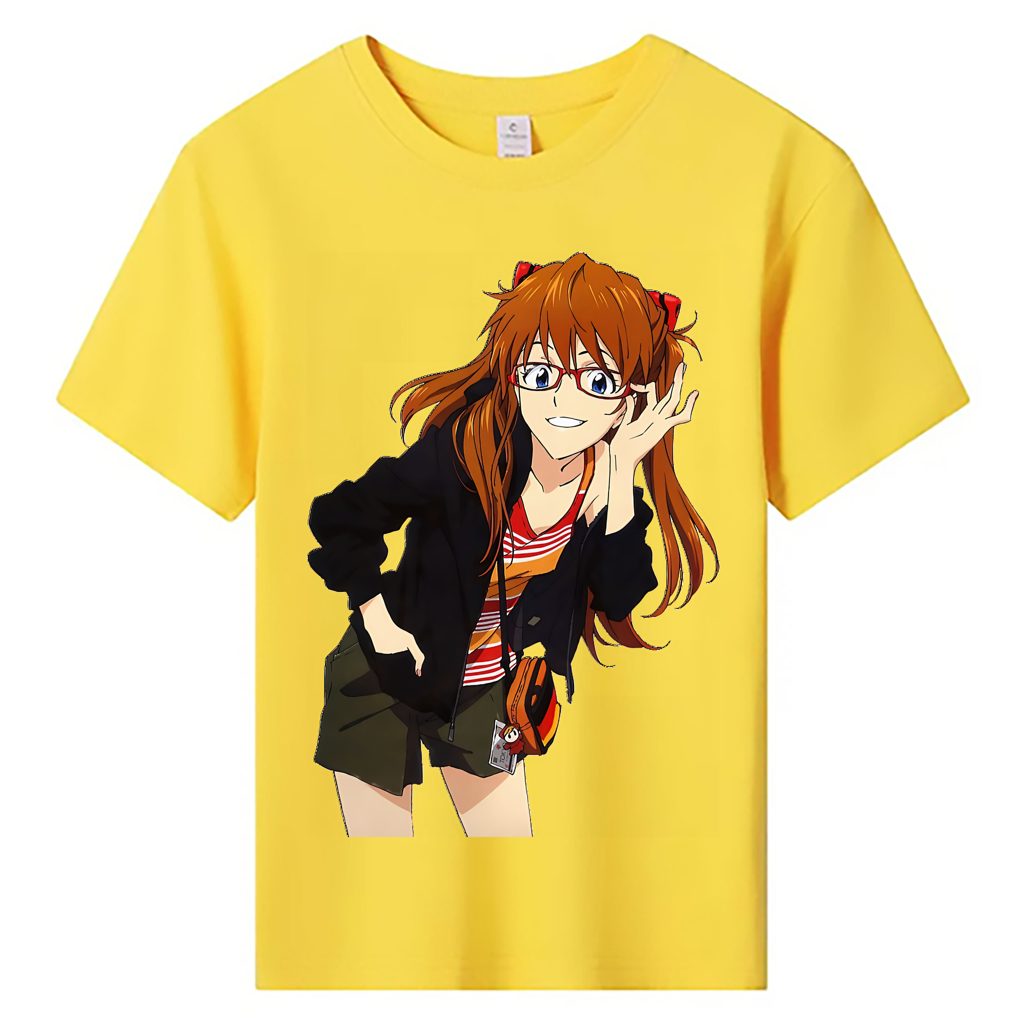 （画像用） EVA 新世紀エヴァンゲリオン 綿100％キッズTシャツ（フロントプリント）