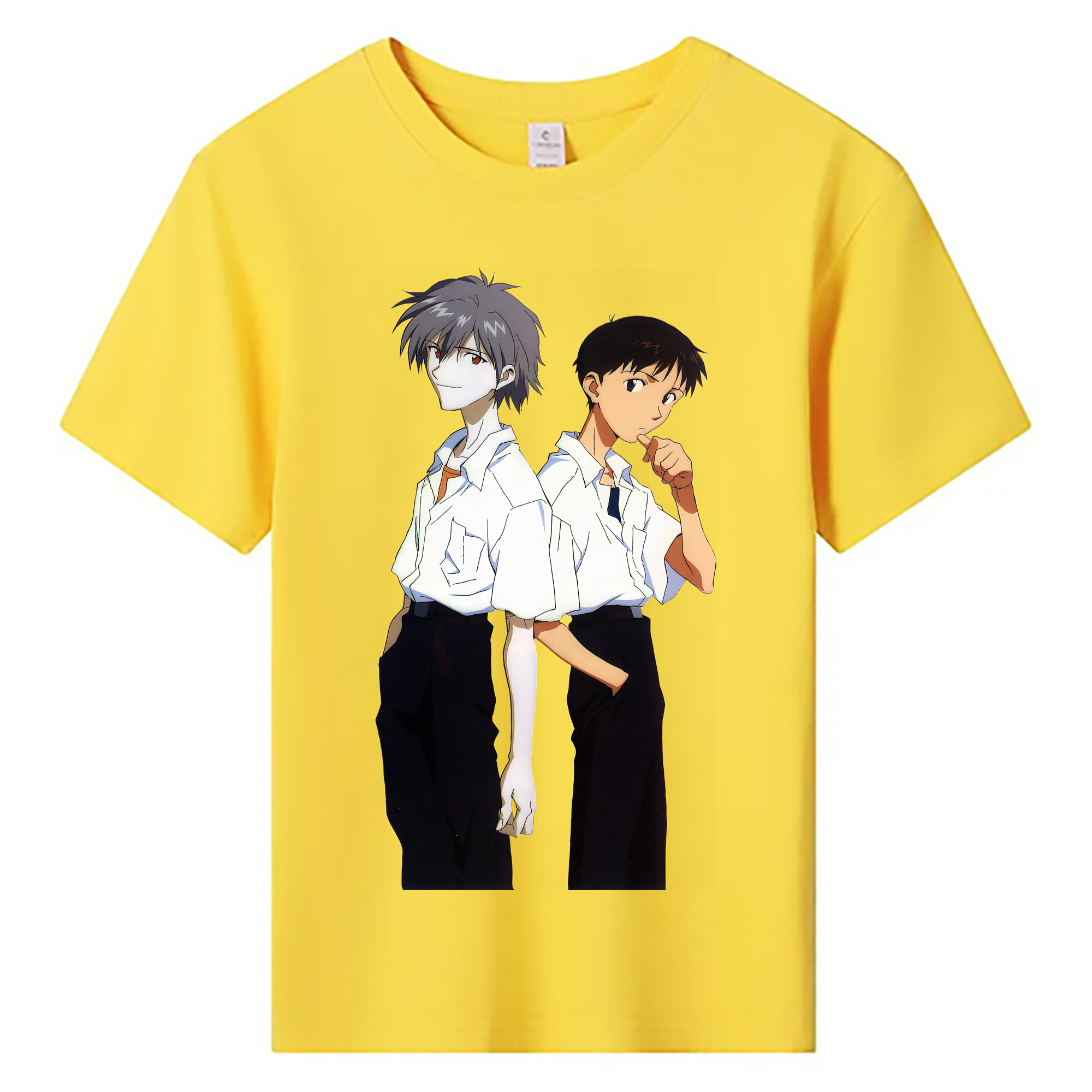 （画像用） EVA 新世紀エヴァンゲリオン 綿100％キッズTシャツ（フロントプリント）