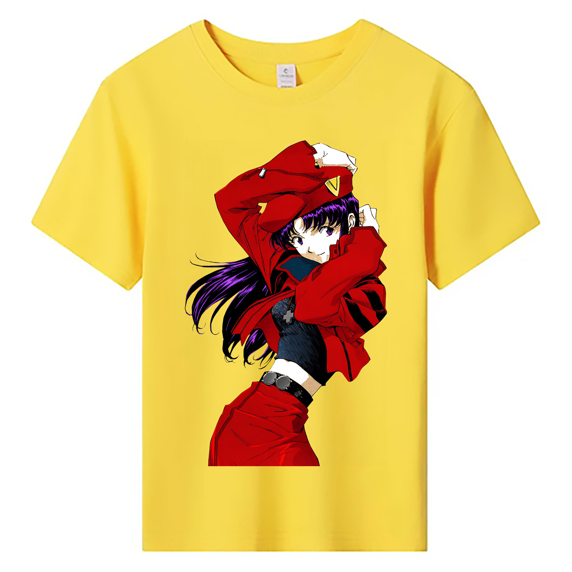 （画像用） EVA 新世紀エヴァンゲリオン 綿100％キッズTシャツ（フロントプリント）