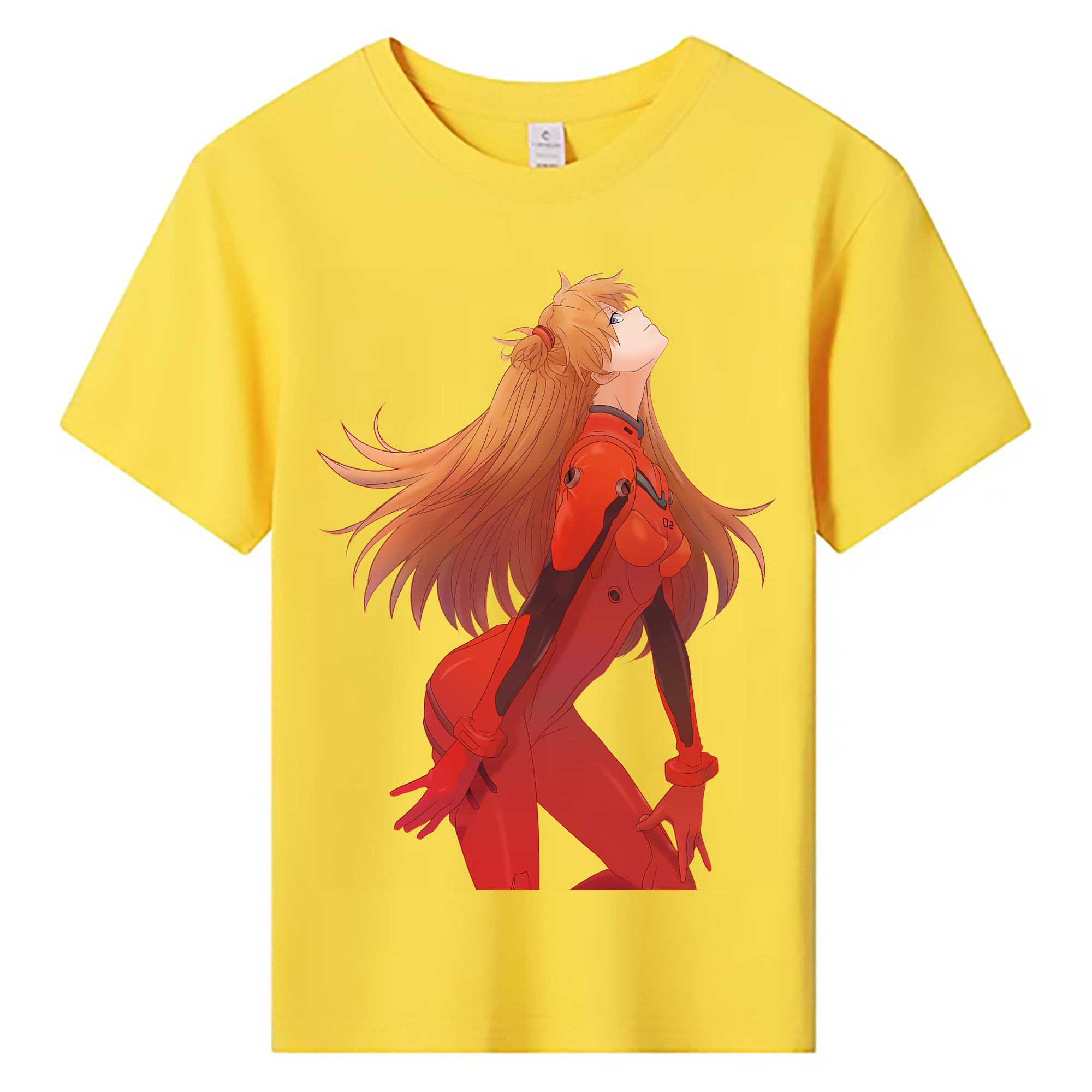 （画像用） EVA 新世紀エヴァンゲリオン 綿100％キッズTシャツ（フロントプリント）