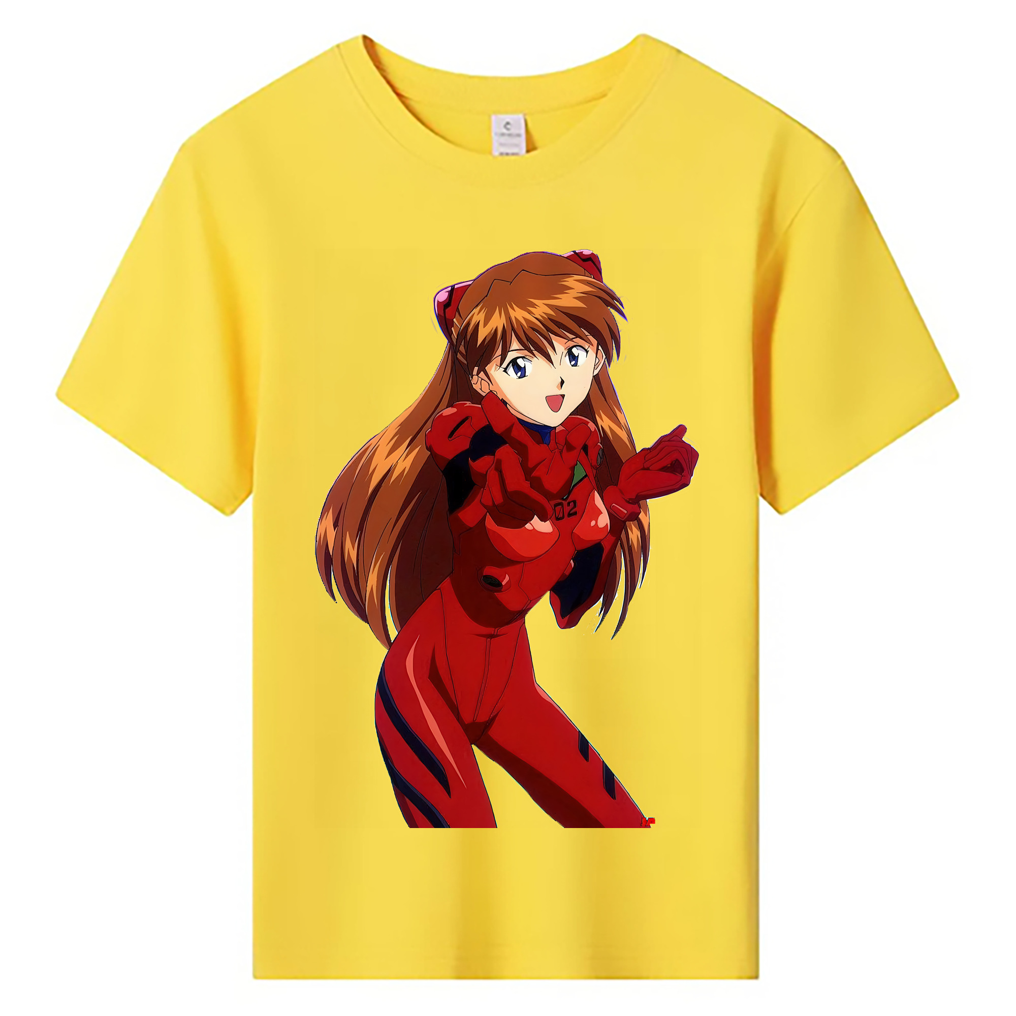 （画像用） EVA 新世紀エヴァンゲリオン 綿100％キッズTシャツ（フロントプリント）