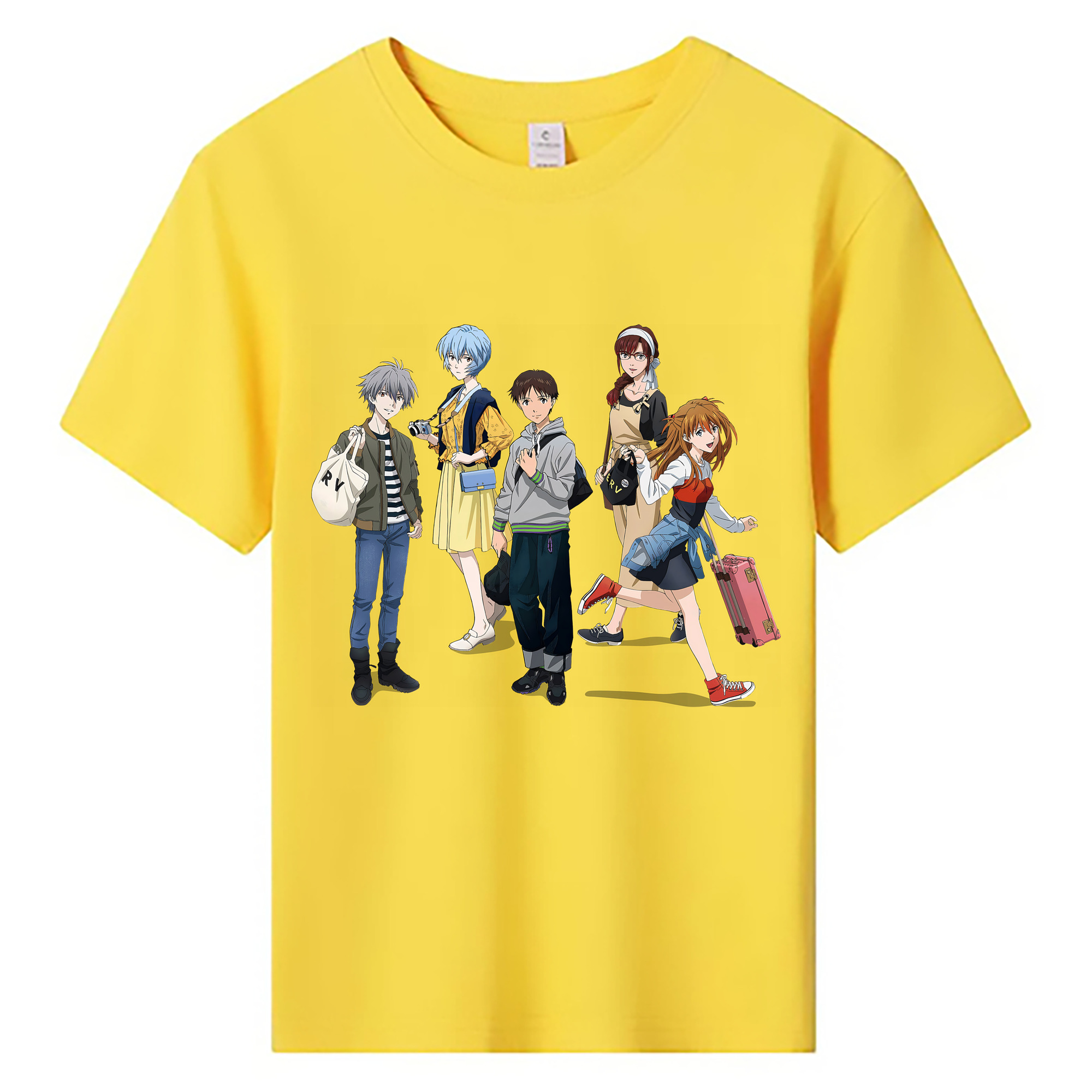 （画像用） EVA 新世紀エヴァンゲリオン 綿100％キッズTシャツ（フロントプリント）