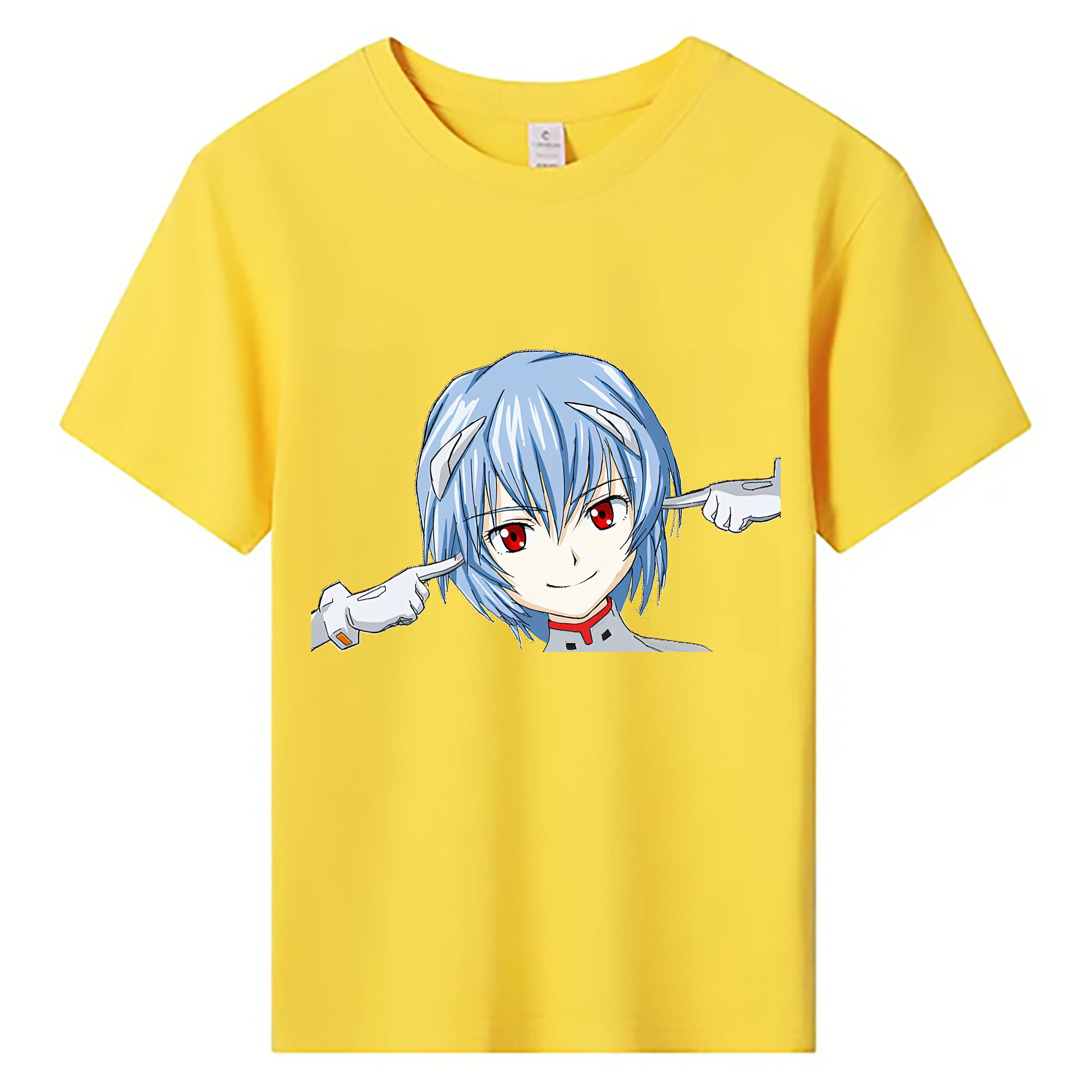 （画像用） EVA 新世紀エヴァンゲリオン 綿100％キッズTシャツ（フロントプリント）