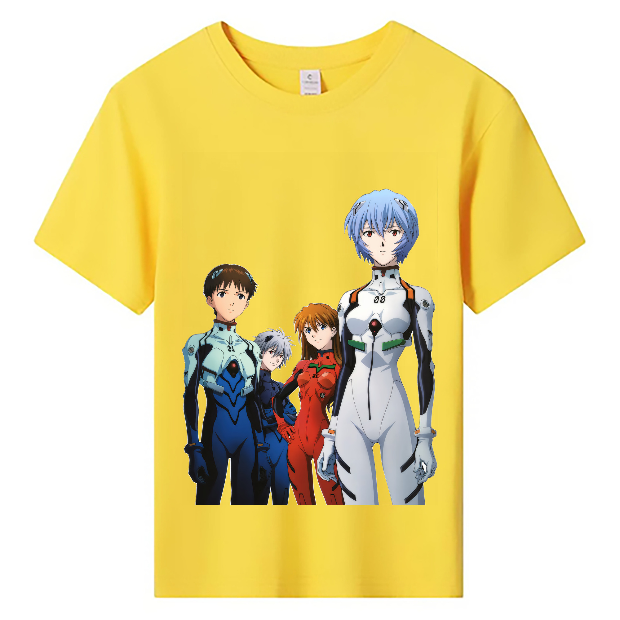 （画像用） EVA 新世紀エヴァンゲリオン 綿100％キッズTシャツ（フロントプリント）