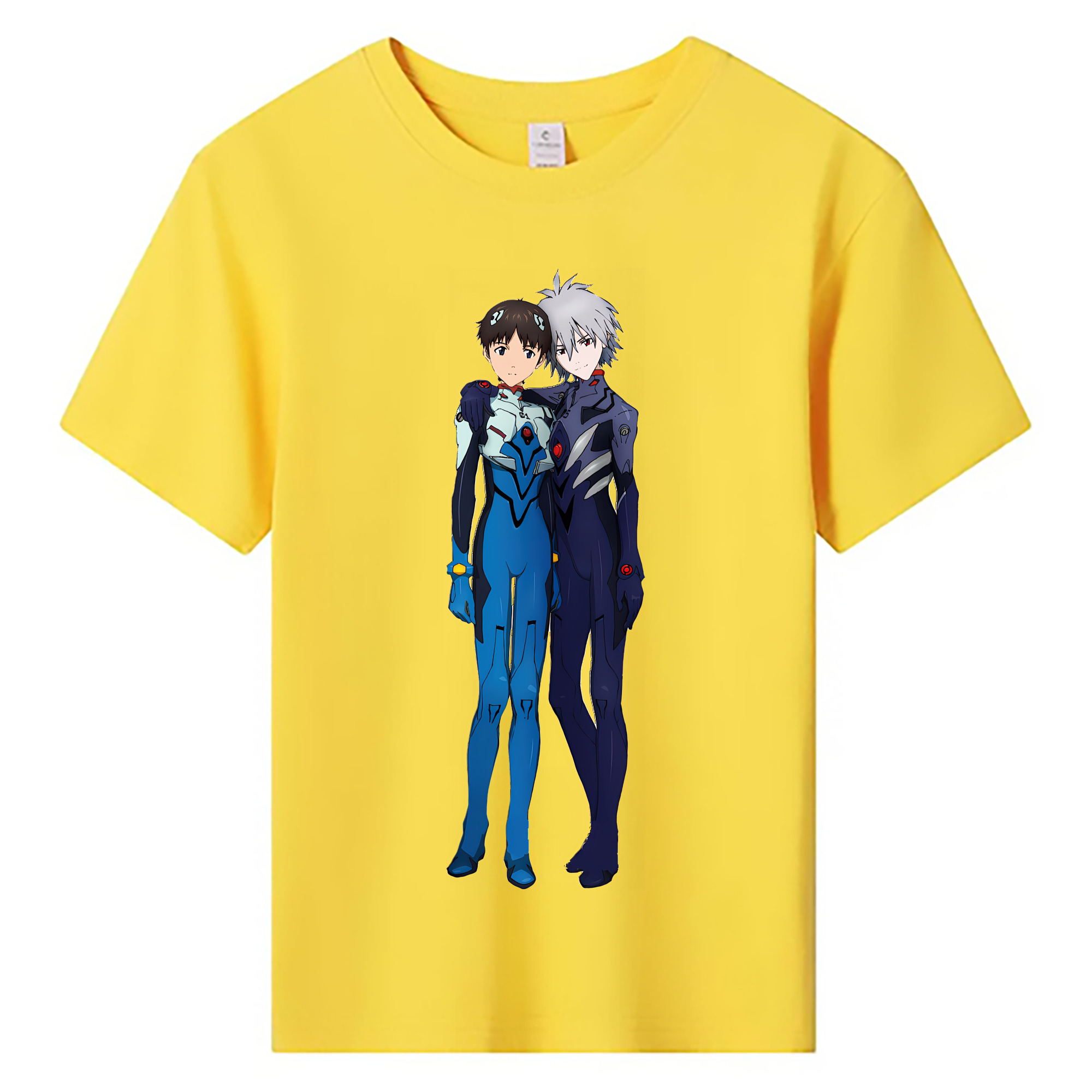 （画像用） EVA 新世紀エヴァンゲリオン 綿100％キッズTシャツ（フロントプリント）