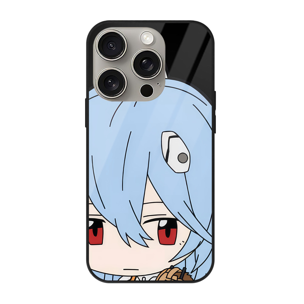 （画像用） EVA 新世紀エヴァンゲリオン 【iPhone15Pro対応】スマホケース 耐衝撃＆黄変防止 背面ガラス