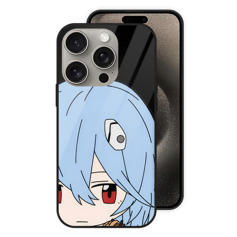 （画像用） EVA 新世紀エヴァンゲリオン 【iPhone15Pro対応】スマホケース 耐衝撃＆黄変防止 背面ガラス