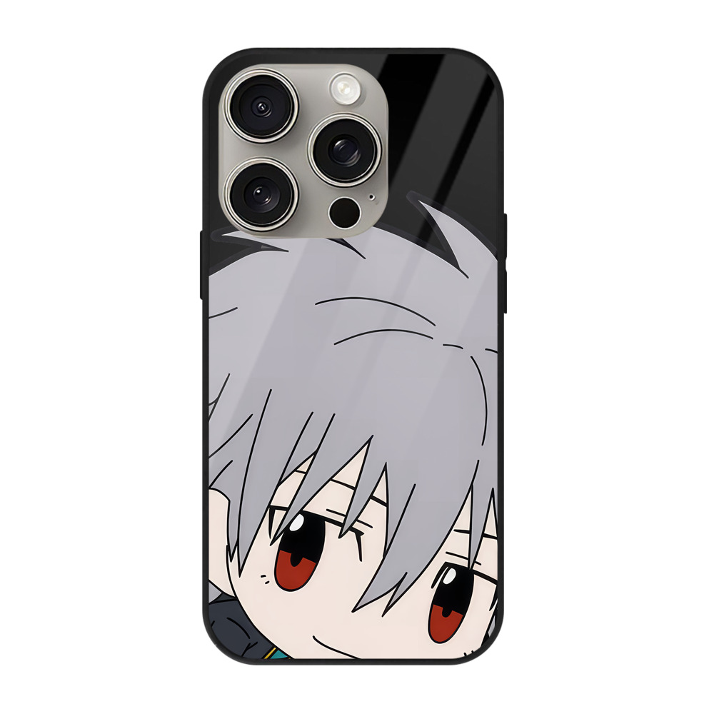 （画像用） EVA 新世紀エヴァンゲリオン 【iPhone15Pro対応】スマホケース 耐衝撃＆黄変防止 背面ガラス