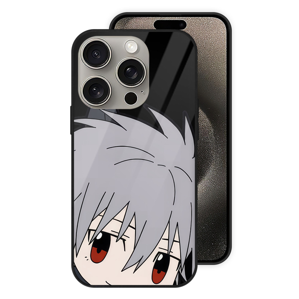 （画像用） EVA 新世紀エヴァンゲリオン 【iPhone15Pro対応】スマホケース 耐衝撃＆黄変防止 背面ガラス