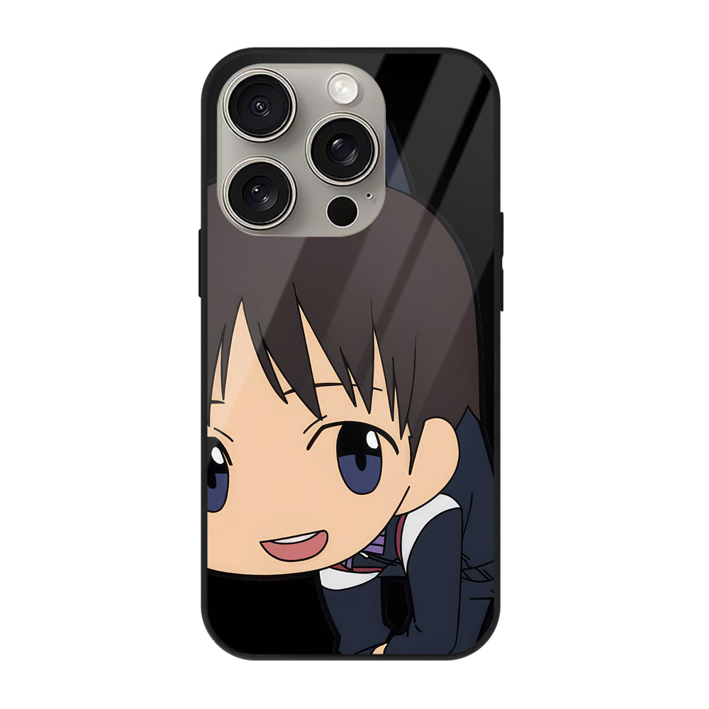 （画像用） EVA 新世紀エヴァンゲリオン 【iPhone15Pro対応】スマホケース 耐衝撃＆黄変防止 背面ガラス