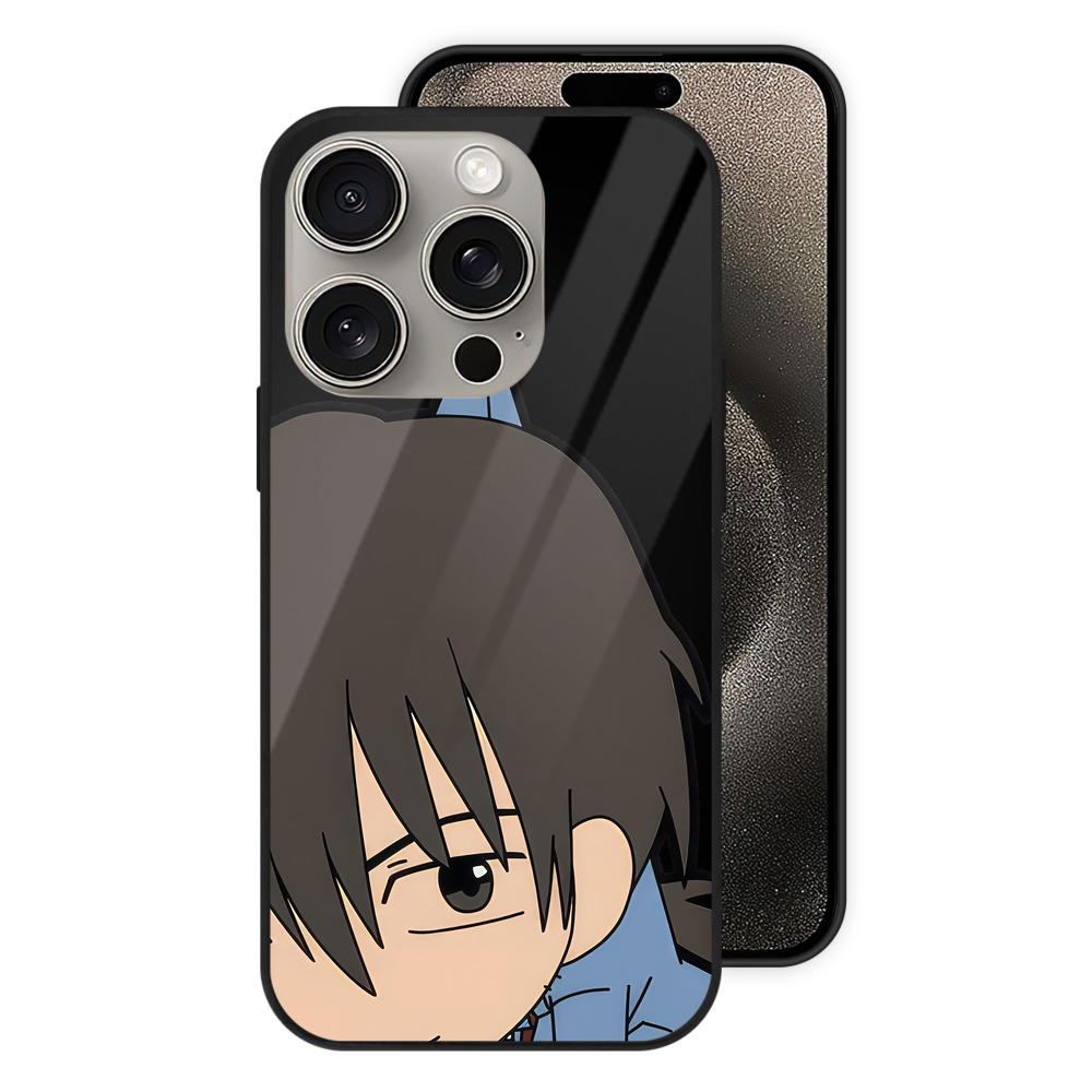 （画像用） EVA 新世紀エヴァンゲリオン 【iPhone15Pro対応】スマホケース 耐衝撃＆黄変防止 背面ガラス