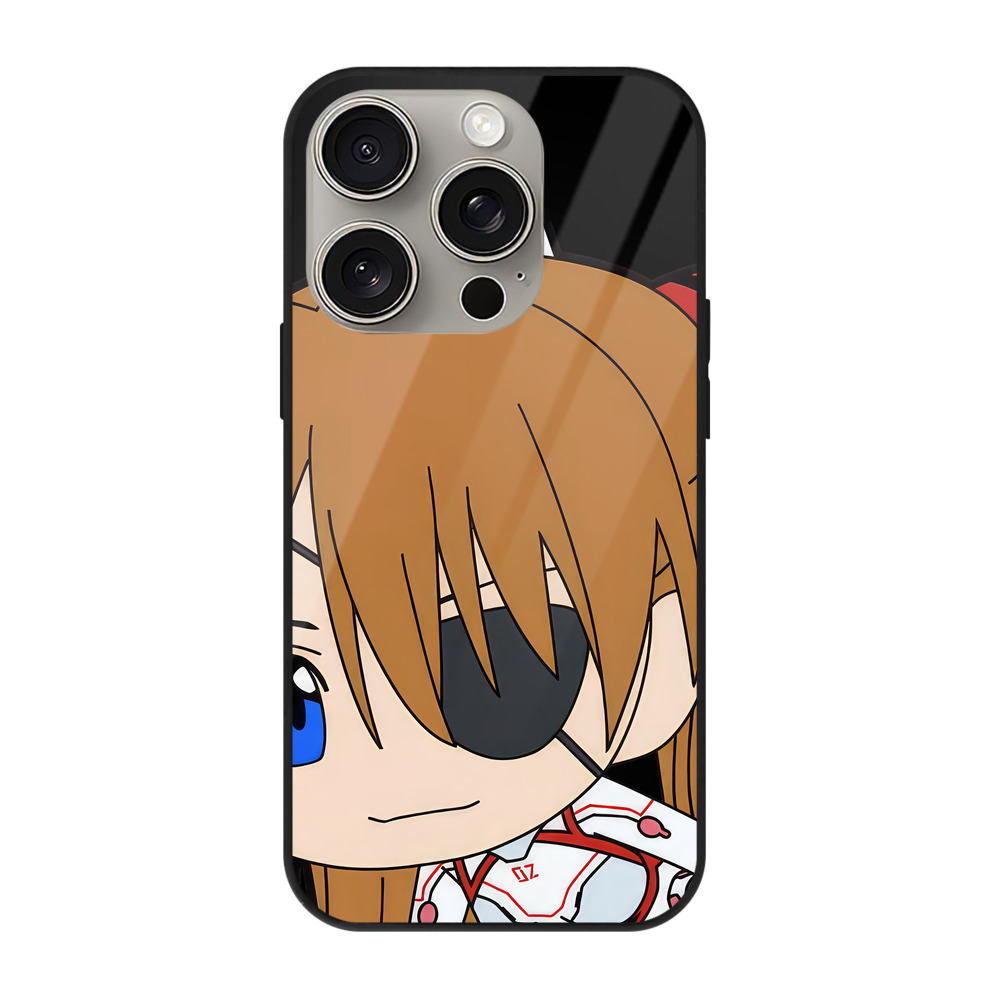 （画像用） EVA 新世紀エヴァンゲリオン 【iPhone15Pro対応】スマホケース 耐衝撃＆黄変防止 背面ガラス