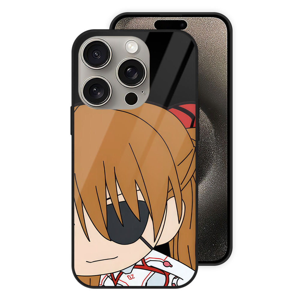 （画像用） EVA 新世紀エヴァンゲリオン 【iPhone15Pro対応】スマホケース 耐衝撃＆黄変防止 背面ガラス