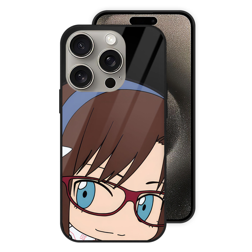 （画像用） EVA 新世紀エヴァンゲリオン 【iPhone15Pro対応】スマホケース 耐衝撃＆黄変防止 背面ガラス