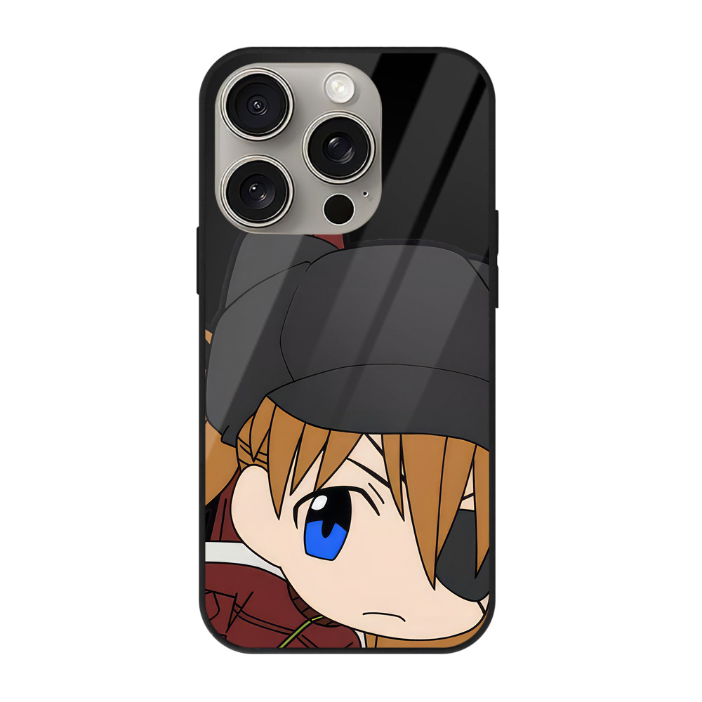 （画像用） EVA 新世紀エヴァンゲリオン 【iPhone15Pro対応】スマホケース 耐衝撃＆黄変防止 背面ガラス
