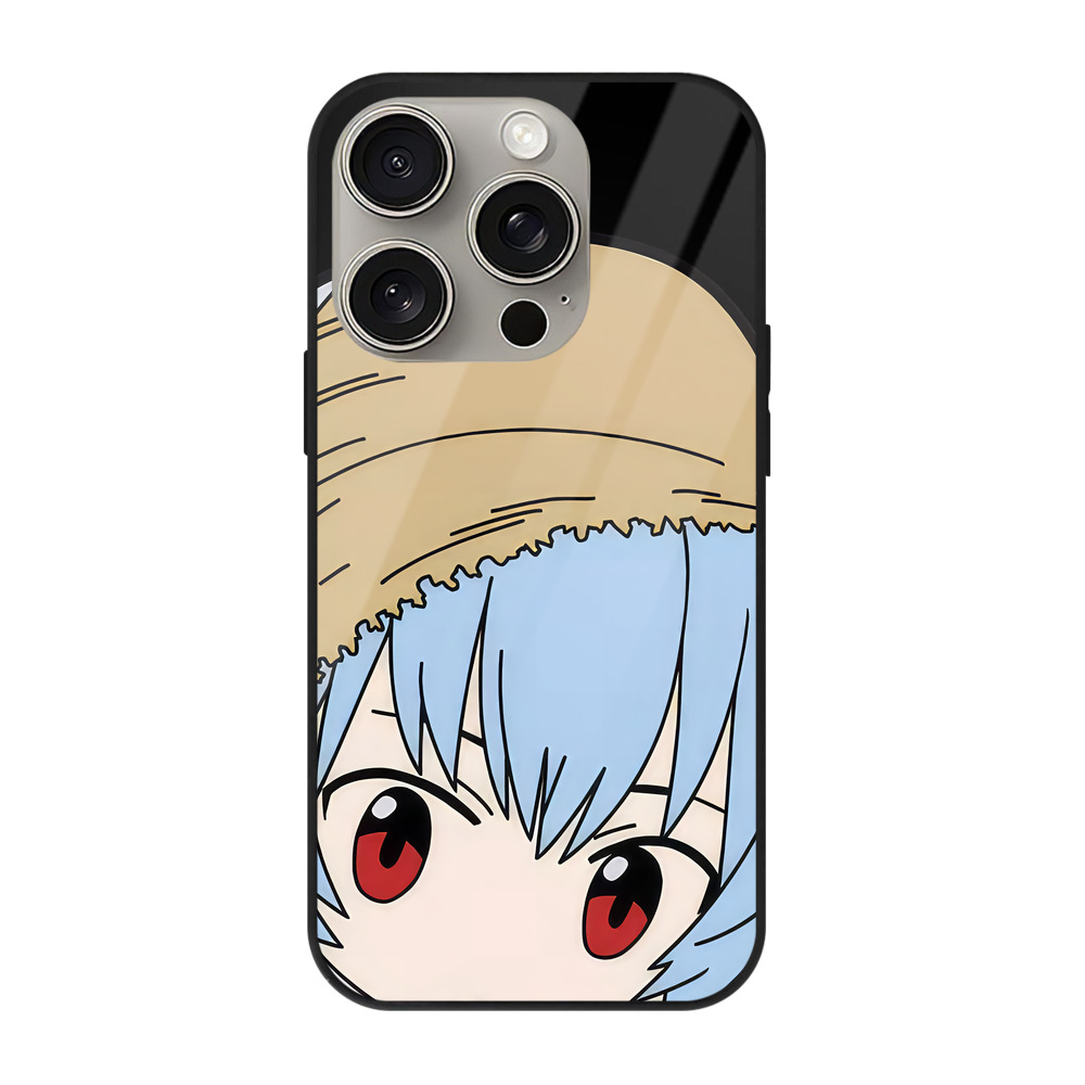 （画像用） EVA 新世紀エヴァンゲリオン 【iPhone15Pro対応】スマホケース 耐衝撃＆黄変防止 背面ガラス
