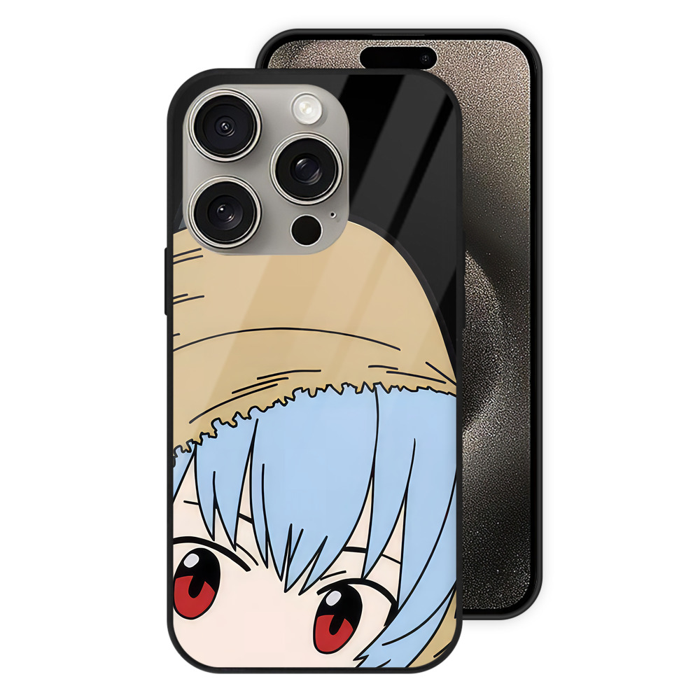 （画像用） EVA 新世紀エヴァンゲリオン 【iPhone15Pro対応】スマホケース 耐衝撃＆黄変防止 背面ガラス