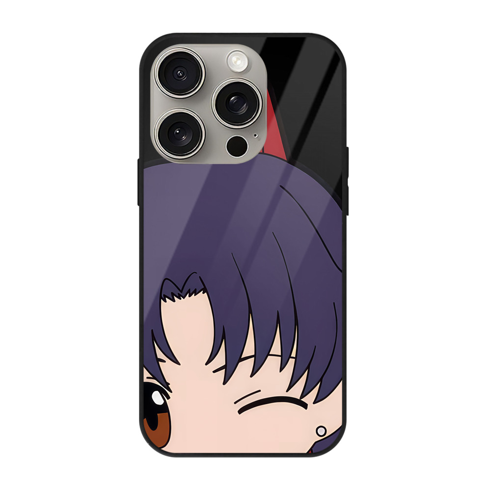 （画像用） EVA 新世紀エヴァンゲリオン 【iPhone15Pro対応】スマホケース 耐衝撃＆黄変防止 背面ガラス