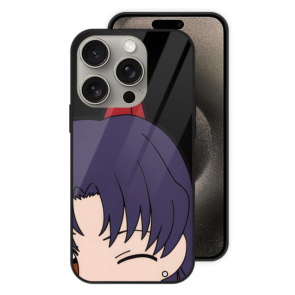 （画像用） EVA 新世紀エヴァンゲリオン 【iPhone15Pro対応】スマホケース 耐衝撃＆黄変防止 背面ガラス