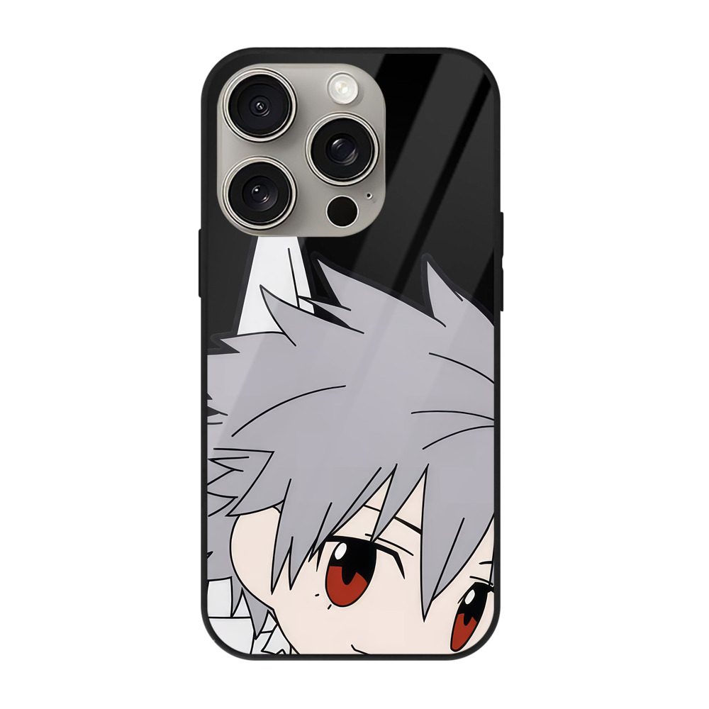 （画像用） EVA 新世紀エヴァンゲリオン 【iPhone15Pro対応】スマホケース 耐衝撃＆黄変防止 背面ガラス