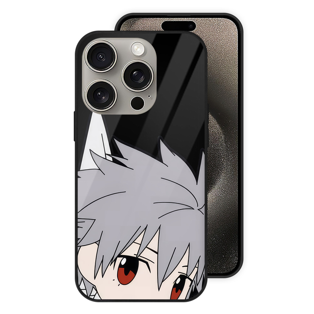 （画像用） EVA 新世紀エヴァンゲリオン 【iPhone15Pro対応】スマホケース 耐衝撃＆黄変防止 背面ガラス