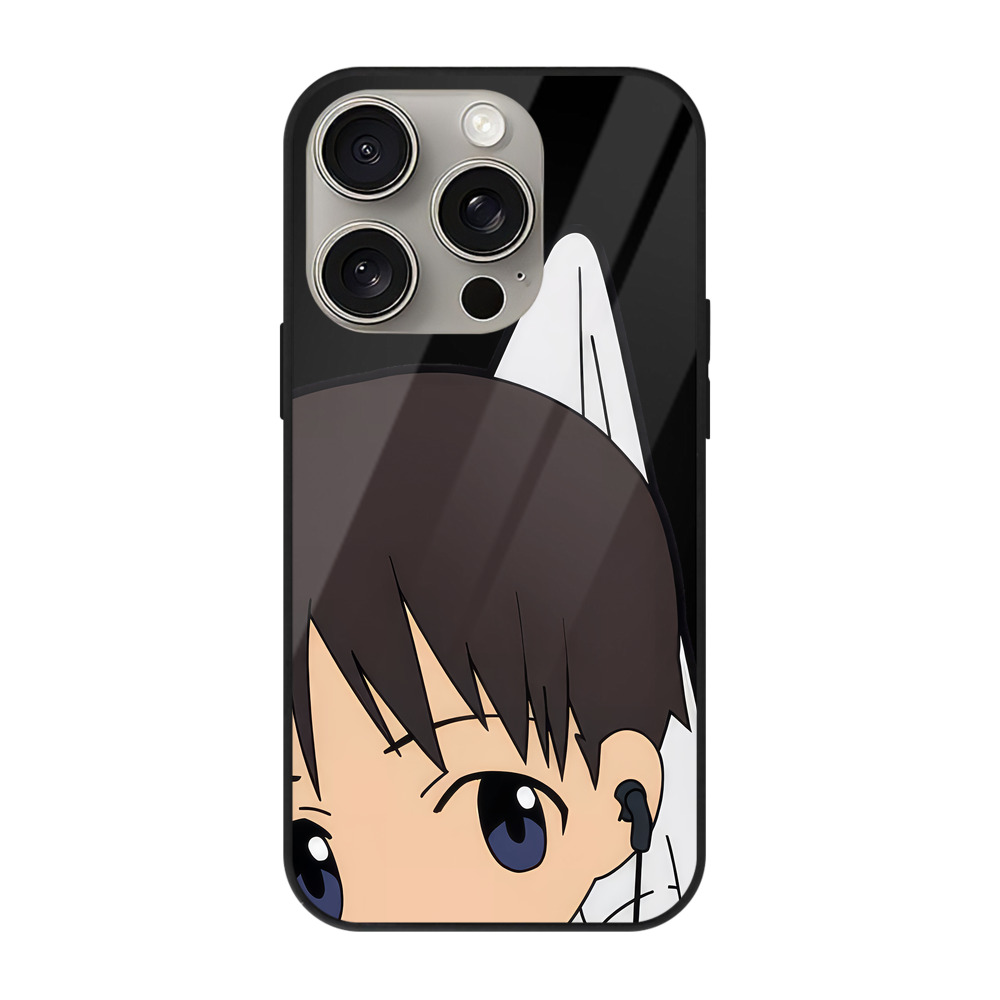 （画像用） EVA 新世紀エヴァンゲリオン 【iPhone15Pro対応】スマホケース 耐衝撃＆黄変防止 背面ガラス