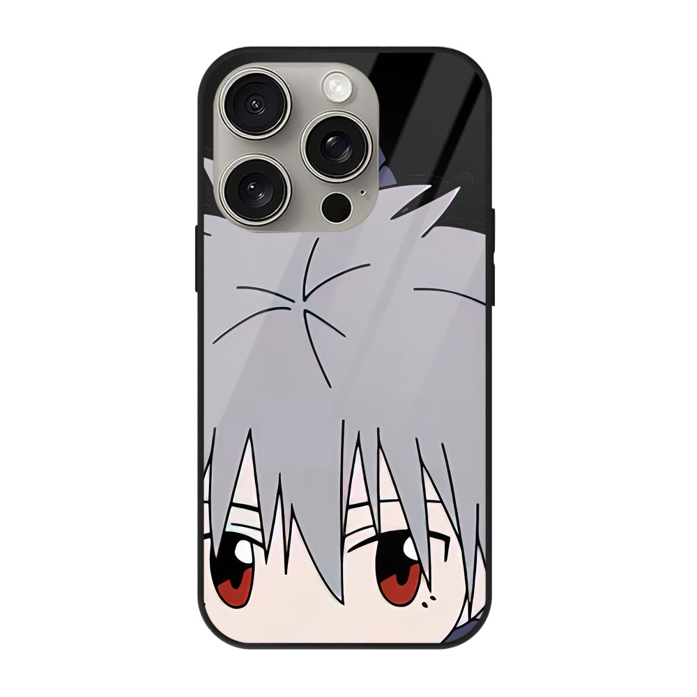 （画像用） EVA 新世紀エヴァンゲリオン 【iPhone15Pro対応】スマホケース 耐衝撃＆黄変防止 背面ガラス