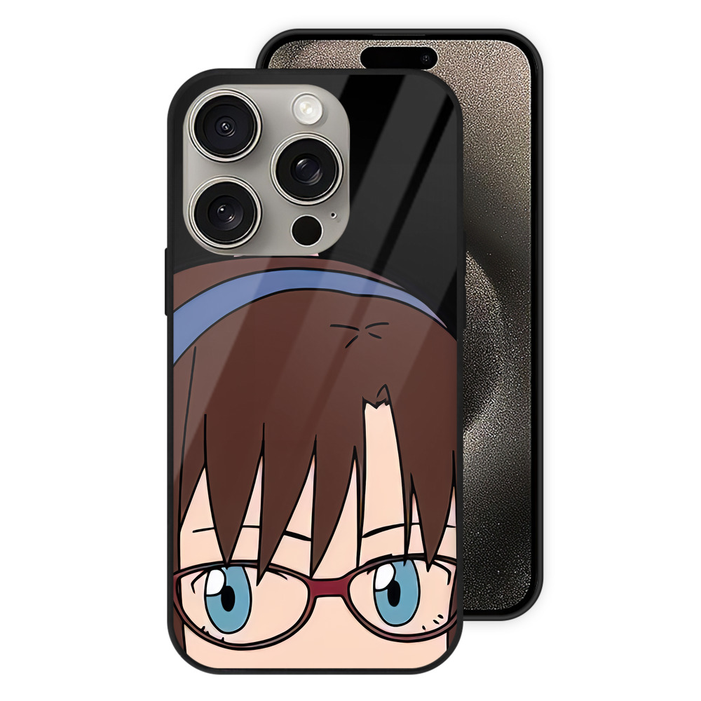 （画像用） EVA 新世紀エヴァンゲリオン 【iPhone15Pro対応】スマホケース 耐衝撃＆黄変防止 背面ガラス