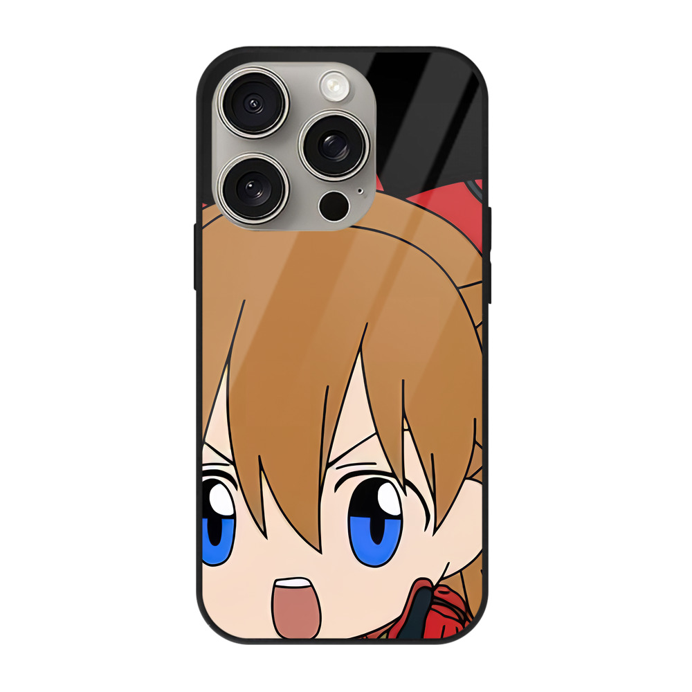 （画像用） EVA 新世紀エヴァンゲリオン 【iPhone15Pro対応】スマホケース 耐衝撃＆黄変防止 背面ガラス
