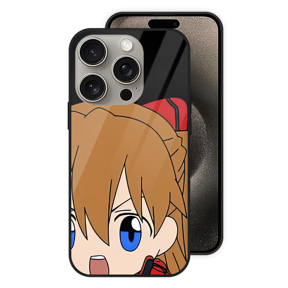 （画像用） EVA 新世紀エヴァンゲリオン 【iPhone15Pro対応】スマホケース 耐衝撃＆黄変防止 背面ガラス