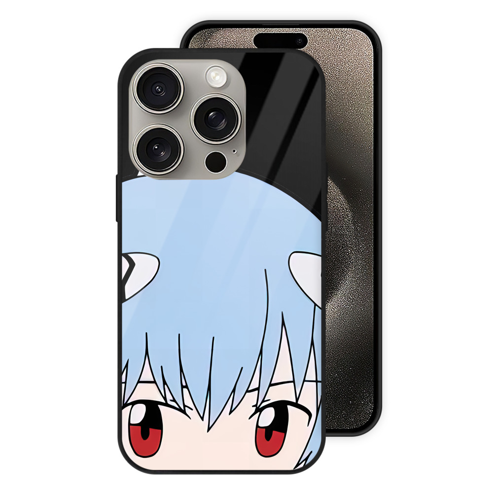 （画像用） EVA 新世紀エヴァンゲリオン 【iPhone15Pro対応】スマホケース 耐衝撃＆黄変防止 背面ガラス