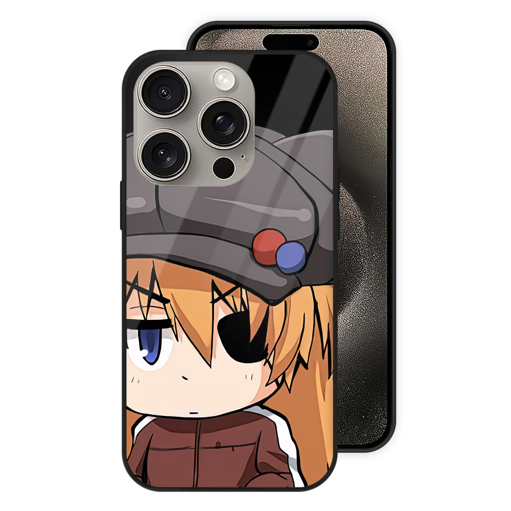 （画像用） EVA 新世紀エヴァンゲリオン 【iPhone15Pro対応】スマホケース 耐衝撃＆黄変防止 背面ガラス