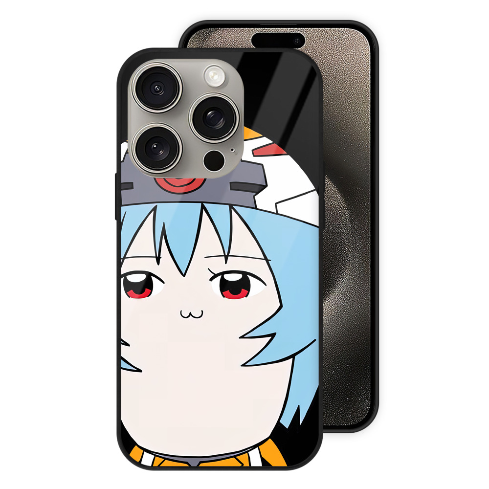 （画像用） EVA 新世紀エヴァンゲリオン 【iPhone15Pro対応】スマホケース 耐衝撃＆黄変防止 背面ガラス