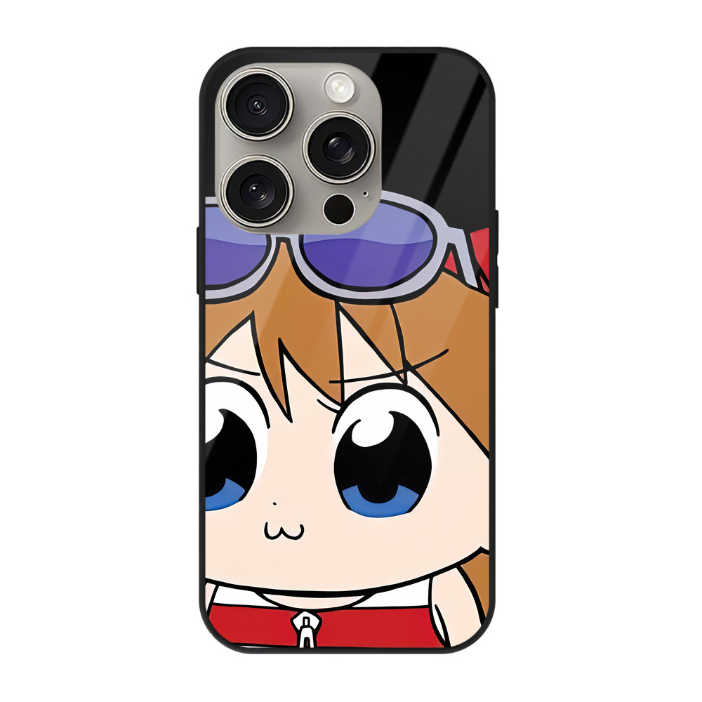（画像用） EVA 新世紀エヴァンゲリオン 【iPhone15Pro対応】スマホケース 耐衝撃＆黄変防止 背面ガラス