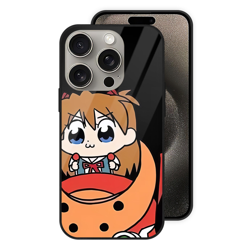 （画像用） EVA 新世紀エヴァンゲリオン 【iPhone15Pro対応】スマホケース 耐衝撃＆黄変防止 背面ガラス