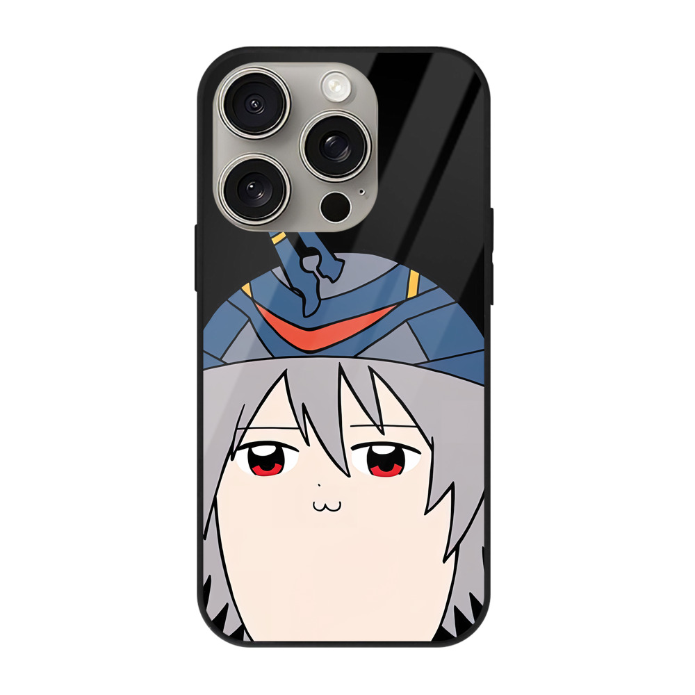 （画像用） EVA 新世紀エヴァンゲリオン 【iPhone15Pro対応】スマホケース 耐衝撃＆黄変防止 背面ガラス