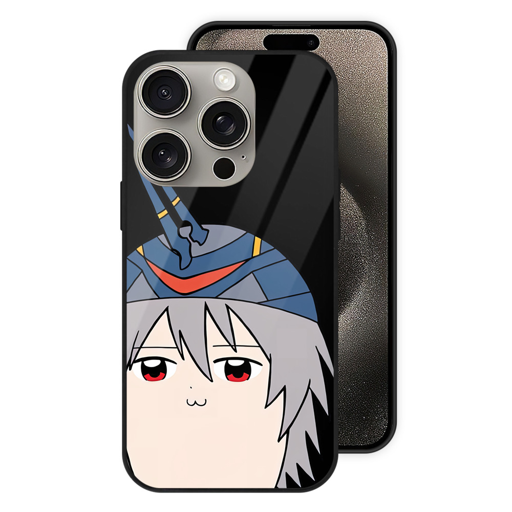 （画像用） EVA 新世紀エヴァンゲリオン 【iPhone15Pro対応】スマホケース 耐衝撃＆黄変防止 背面ガラス