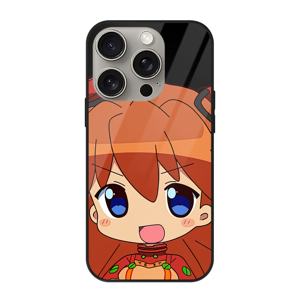 （画像用） EVA 新世紀エヴァンゲリオン 【iPhone15Pro対応】スマホケース 耐衝撃＆黄変防止 背面ガラス