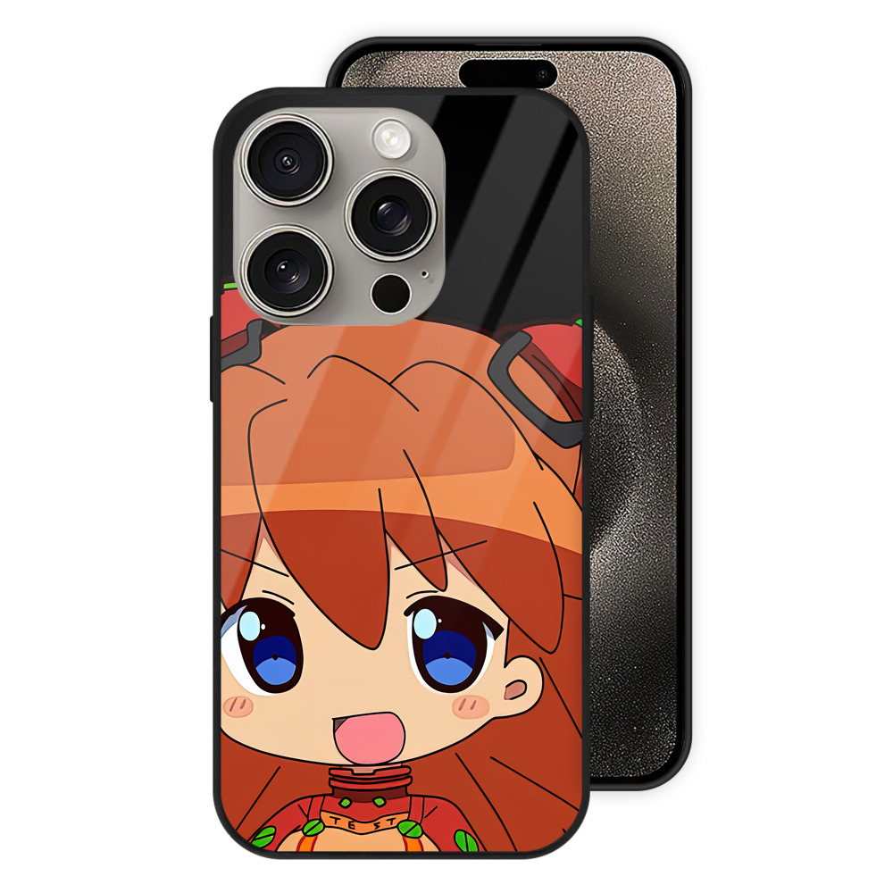 （画像用） EVA 新世紀エヴァンゲリオン 【iPhone15Pro対応】スマホケース 耐衝撃＆黄変防止 背面ガラス