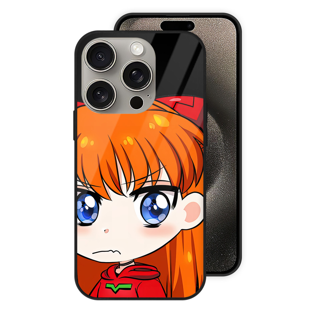 （画像用） EVA 新世紀エヴァンゲリオン 【iPhone15Pro対応】スマホケース 耐衝撃＆黄変防止 背面ガラス
