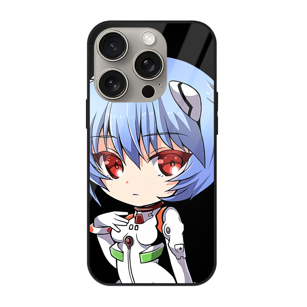 （画像用） EVA 新世紀エヴァンゲリオン 【iPhone15Pro対応】スマホケース 耐衝撃＆黄変防止 背面ガラス