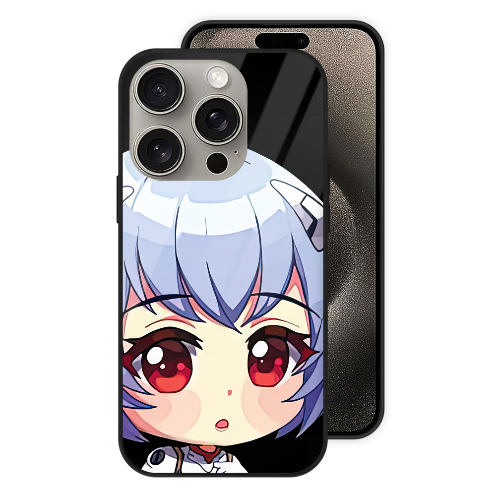 （画像用） EVA 新世紀エヴァンゲリオン 【iPhone15Pro対応】スマホケース 耐衝撃＆黄変防止 背面ガラス
