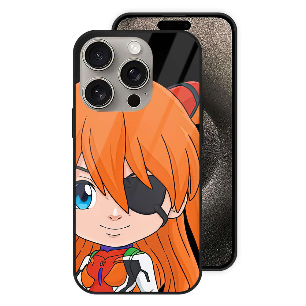 （画像用） EVA 新世紀エヴァンゲリオン 【iPhone15Pro対応】スマホケース 耐衝撃＆黄変防止 背面ガラス