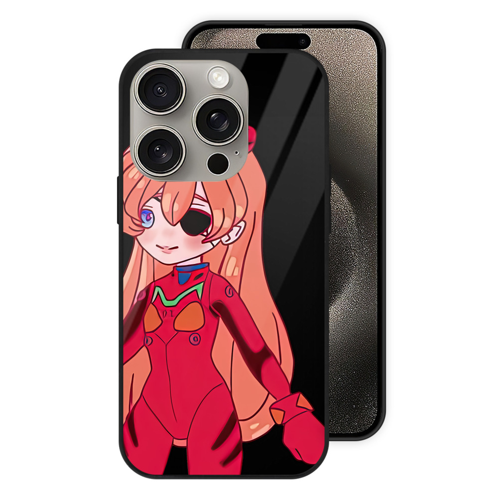 （画像用） EVA 新世紀エヴァンゲリオン 【iPhone15Pro対応】スマホケース 耐衝撃＆黄変防止 背面ガラス