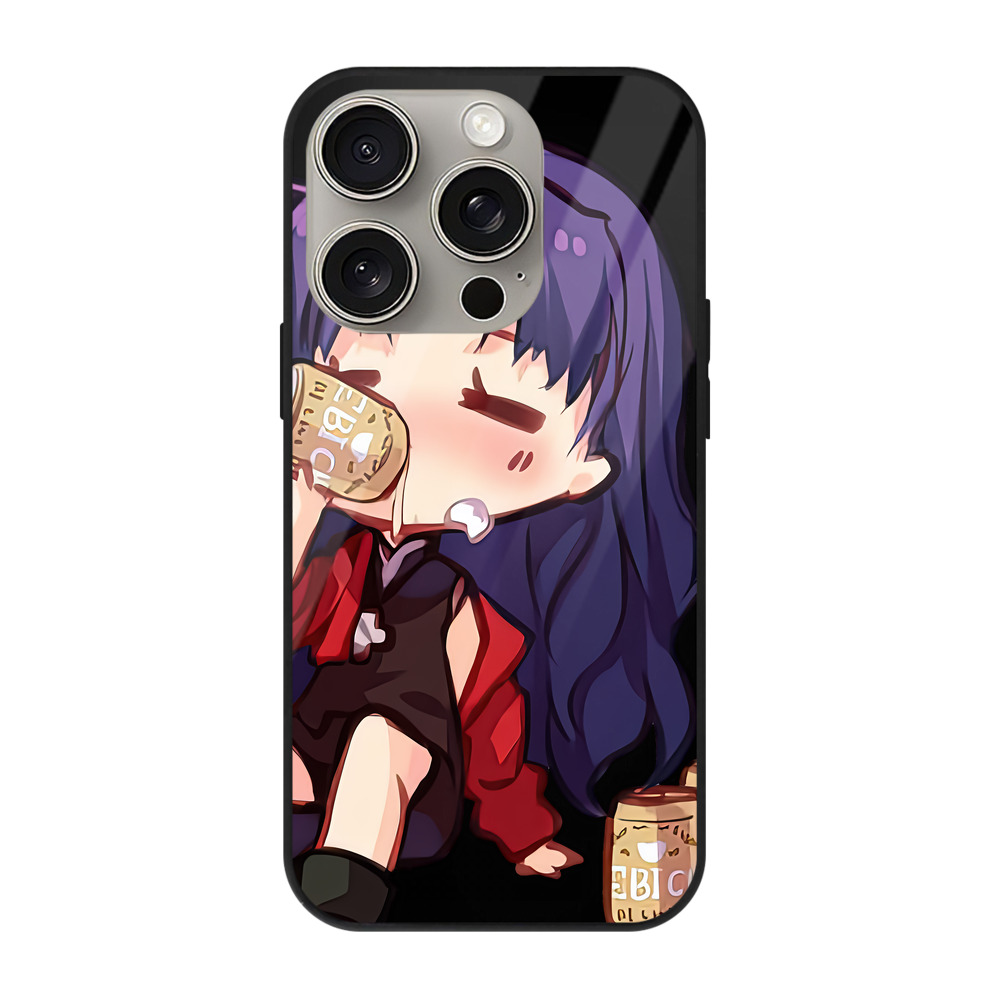 （画像用） EVA 新世紀エヴァンゲリオン 【iPhone15Pro対応】スマホケース 耐衝撃＆黄変防止 背面ガラス