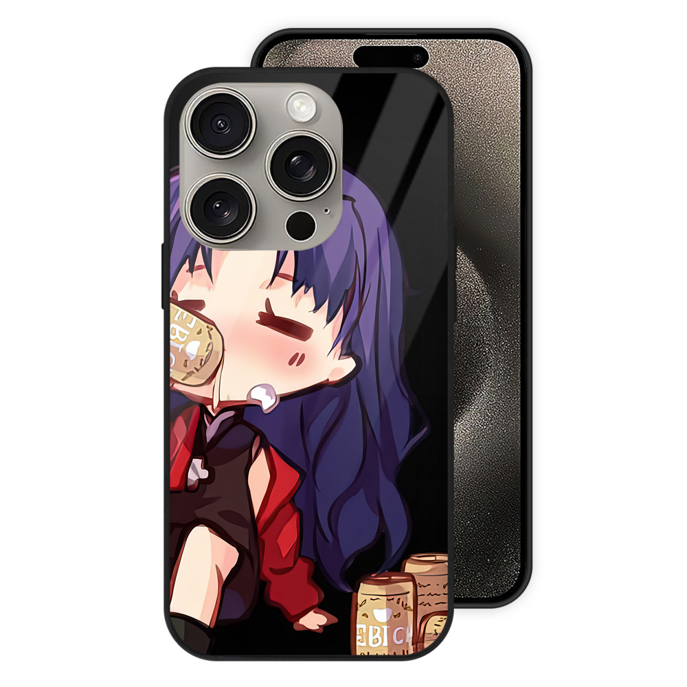 （画像用） EVA 新世紀エヴァンゲリオン 【iPhone15Pro対応】スマホケース 耐衝撃＆黄変防止 背面ガラス