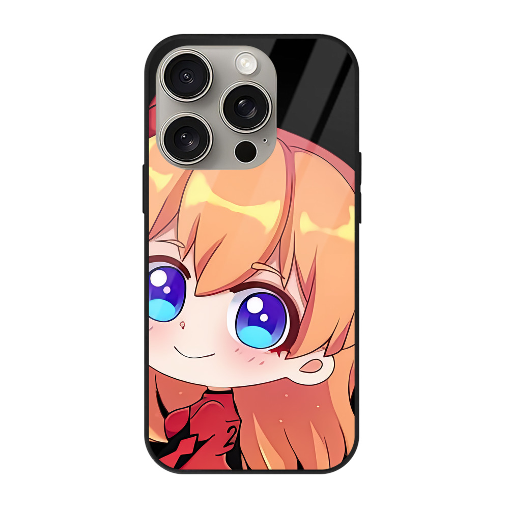 （画像用） EVA 新世紀エヴァンゲリオン 【iPhone15Pro対応】スマホケース 耐衝撃＆黄変防止 背面ガラス