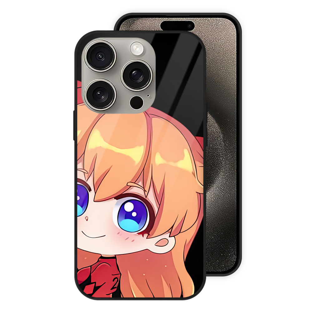 （画像用） EVA 新世紀エヴァンゲリオン 【iPhone15Pro対応】スマホケース 耐衝撃＆黄変防止 背面ガラス